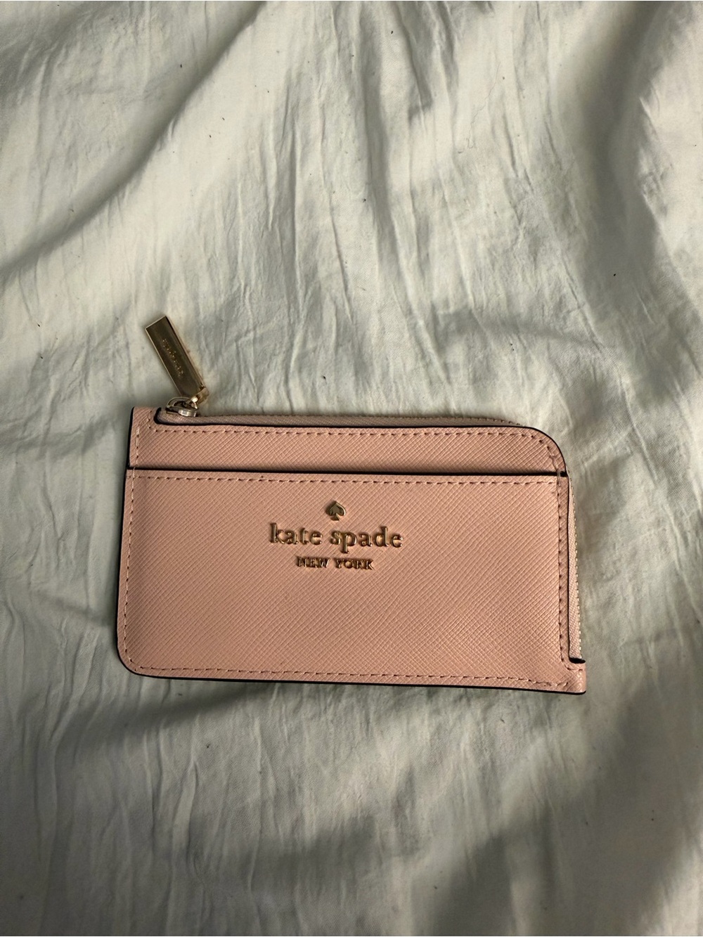 kate spade Pink Cardholder Zip Wallet